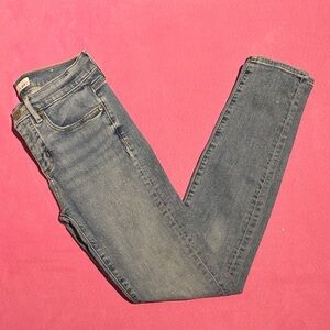 LOFT Women's Skinny Crop Jeans in Denim Blue